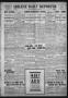 Thumbnail image of item number 1 in: 'Abilene Daily Reporter (Abilene, Tex.), Vol. 12, No. 139, Ed. 1 Thursday, January 2, 1908'.