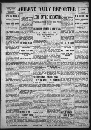 Abilene Daily Reporter (Abilene, Tex.), Vol. 12, No. 142, Ed. 1 Monday, January 6, 1908