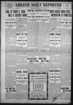 Abilene Daily Reporter (Abilene, Tex.), Vol. 12, No. 156, Ed. 1 Wednesday, January 22, 1908