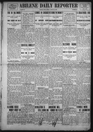 Abilene Daily Reporter (Abilene, Tex.), Vol. 12, No. 158, Ed. 1 Friday, January 24, 1908