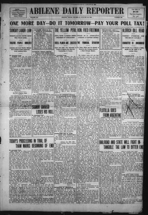 Abilene Daily Reporter (Abilene, Tex.), Vol. 12, No. 163, Ed. 1 Thursday, January 30, 1908