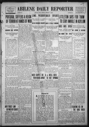 Abilene Daily Reporter (Abilene, Tex.), Vol. 12, No. 166, Ed. 1 Monday, February 3, 1908