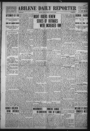 Primary view of object titled 'Abilene Daily Reporter (Abilene, Tex.), Vol. 12, No. 197, Ed. 1 Tuesday, March 10, 1908'.