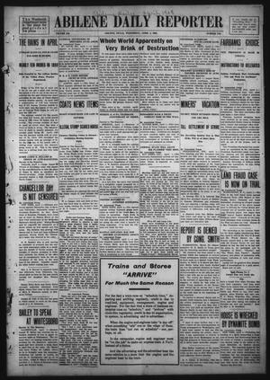 Abilene Daily Reporter (Abilene, Tex.), Vol. 12, No. 215, Ed. 1 Wednesday, April 1, 1908