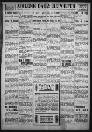 Abilene Daily Reporter (Abilene, Tex.), Vol. 12, No. 248, Ed. 1 Saturday, May 9, 1908