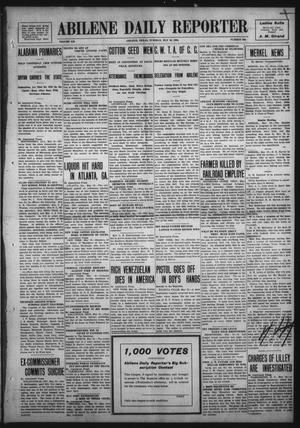 Primary view of object titled 'Abilene Daily Reporter (Abilene, Tex.), Vol. 12, No. 256, Ed. 1 Tuesday, May 19, 1908'.