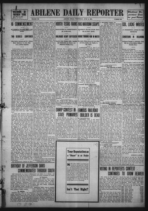 Abilene Daily Reporter (Abilene, Tex.), Vol. 12, No. 268, Ed. 1 Wednesday, June 3, 1908