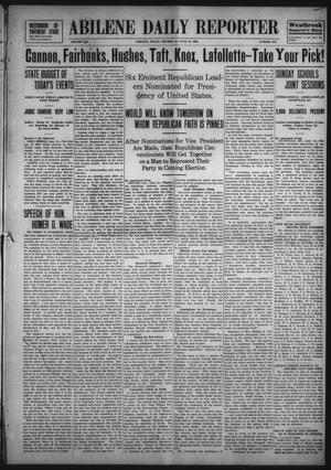 Abilene Daily Reporter (Abilene, Tex.), Vol. 12, No. 278, Ed. 1 Thursday, June 18, 1908
