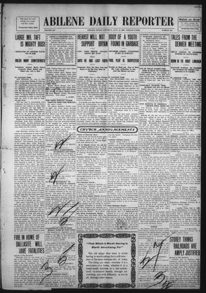 Abilene Daily Reporter (Abilene, Tex.), Vol. 12, No. 284, Ed. 1 Saturday, July 11, 1908