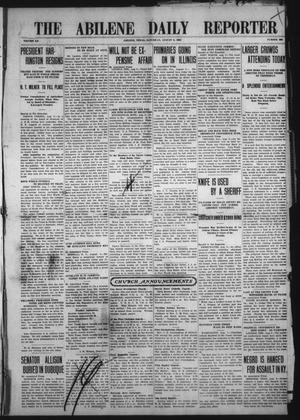 Abilene Daily Reporter (Abilene, Tex.), Vol. 12, No. 296, Ed. 1 Saturday, August 8, 1908