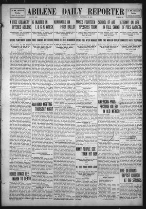Primary view of object titled 'Abilene Daily Reporter (Abilene, Tex.), Vol. 13, No. 14, Ed. 1 Wednesday, September 16, 1908'.