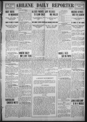 Abilene Daily Reporter (Abilene, Tex.), Vol. 13, No. 34, Ed. 1 Monday, September 28, 1908