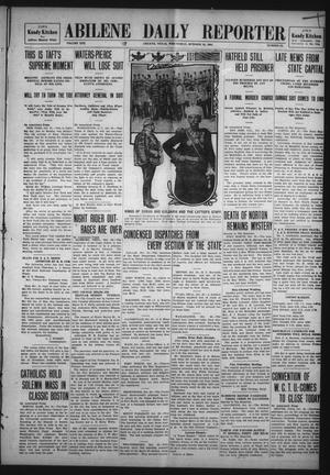Abilene Daily Reporter (Abilene, Tex.), Vol. 13, No. 54, Ed. 1 Wednesday, October 28, 1908