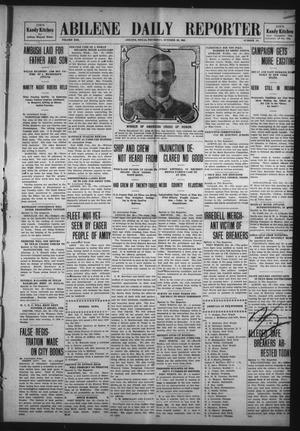 Abilene Daily Reporter (Abilene, Tex.), Vol. 13, No. 55, Ed. 1 Thursday, October 29, 1908