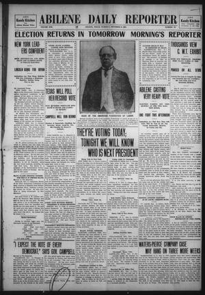 Abilene Daily Reporter (Abilene, Tex.), Vol. 13, No. 59, Ed. 1 Tuesday, November 3, 1908