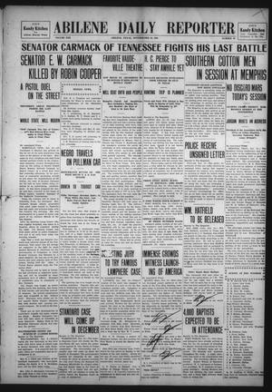 Abilene Daily Reporter (Abilene, Tex.), Vol. 13, No. 66, Ed. 1 Tuesday, November 10, 1908
