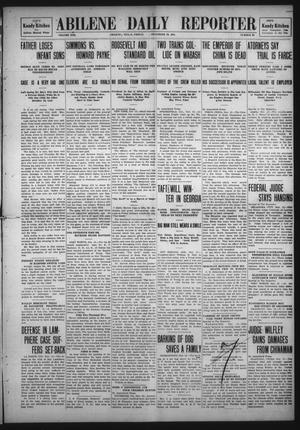 Abilene Daily Reporter (Abilene, Tex.), Vol. 13, No. 69, Ed. 1 Friday, November 13, 1908