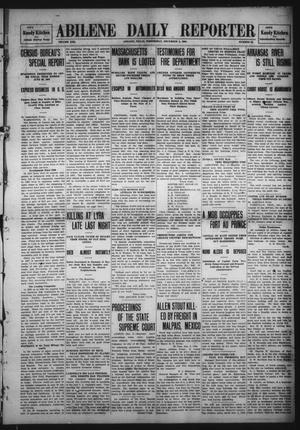 Abilene Daily Reporter (Abilene, Tex.), Vol. 13, No. 88, Ed. 1 Wednesday, December 2, 1908
