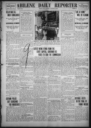 Abilene Daily Reporter (Abilene, Tex.), Vol. 13, No. 98, Ed. 1 Saturday, December 12, 1908