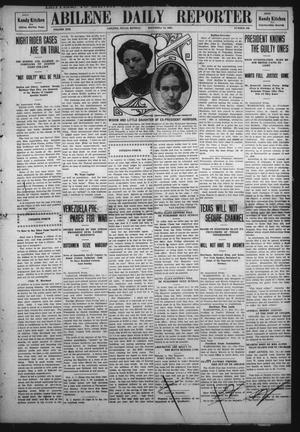 Abilene Daily Reporter (Abilene, Tex.), Vol. 13, No. 100, Ed. 1 Monday, December 14, 1908