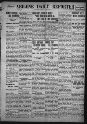 Primary view of object titled 'Abilene Daily Reporter (Abilene, Tex.), Vol. 13, No. 111, Ed. 1 Saturday, December 26, 1908'.