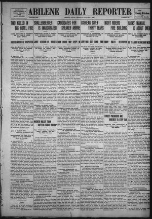 Abilene Daily Reporter (Abilene, Tex.), Vol. 13, No. 123, Ed. 1 Thursday, January 7, 1909