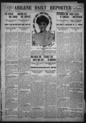 Primary view of object titled 'Abilene Daily Reporter (Abilene, Tex.), Vol. 13, No. 129, Ed. 1 Wednesday, January 13, 1909'.