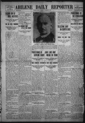 Abilene Daily Reporter (Abilene, Tex.), Vol. 13, No. 137, Ed. 1 Thursday, January 21, 1909
