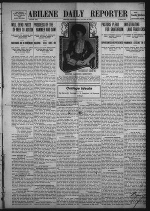 Abilene Daily Reporter (Abilene, Tex.), Vol. 13, No. 140, Ed. 1 Sunday, January 24, 1909