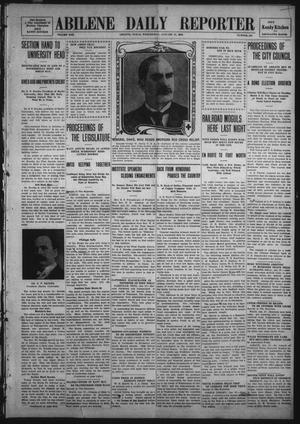 Abilene Daily Reporter (Abilene, Tex.), Vol. 13, No. 143, Ed. 1 Wednesday, January 27, 1909