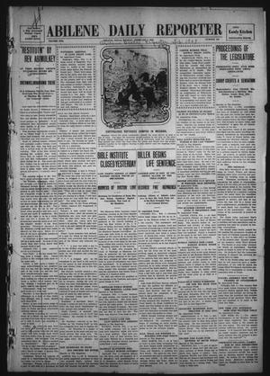 Abilene Daily Reporter (Abilene, Tex.), Vol. 13, No. 148, Ed. 1 Monday, February 1, 1909