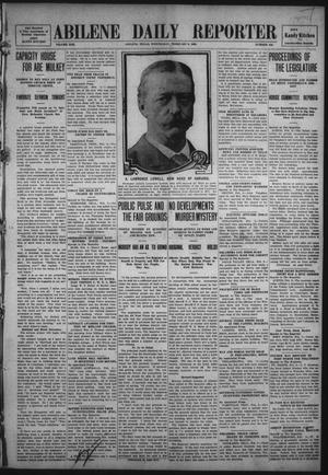 Abilene Daily Reporter (Abilene, Tex.), Vol. 13, No. 150, Ed. 1 Wednesday, February 3, 1909