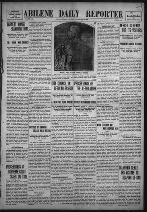 Abilene Daily Reporter (Abilene, Tex.), Vol. 13, No. 157, Ed. 1 Wednesday, February 10, 1909