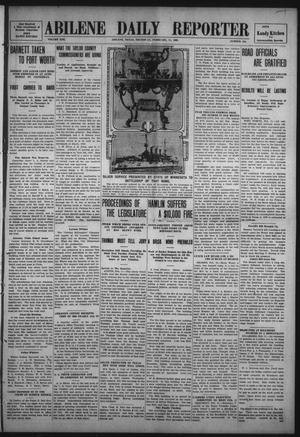 Abilene Daily Reporter (Abilene, Tex.), Vol. 13, No. 158, Ed. 1 Thursday, February 11, 1909