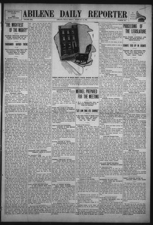 Abilene Daily Reporter (Abilene, Tex.), Vol. 13, No. 159, Ed. 1 Friday, February 12, 1909