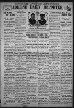 Abilene Daily Reporter (Abilene, Tex.), Vol. 13, No. 163, Ed. 1 Tuesday, February 16, 1909