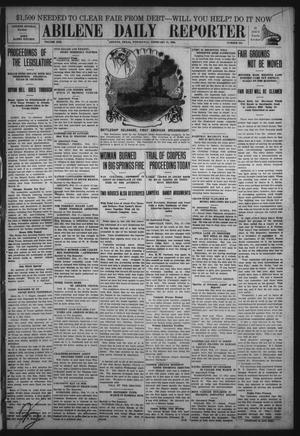 Abilene Daily Reporter (Abilene, Tex.), Vol. 13, No. 168, Ed. 1 Wednesday, February 17, 1909