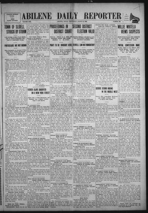 Abilene Daily Reporter (Abilene, Tex.), Vol. 13, No. 199, Ed. 1 Wednesday, March 24, 1909