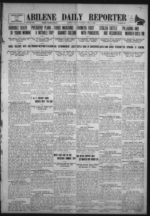 Primary view of object titled 'Abilene Daily Reporter (Abilene, Tex.), Vol. 13, No. 223, Ed. 1 Saturday, April 17, 1909'.