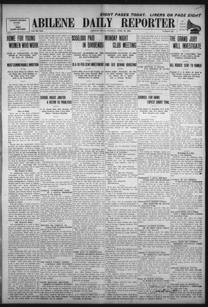 Abilene Daily Reporter (Abilene, Tex.), Vol. 13, No. 226, Ed. 1 Tuesday, April 20, 1909