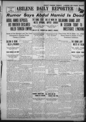 Abilene Daily Reporter (Abilene, Tex.), Vol. 13, No. 233, Ed. 1 Tuesday, April 27, 1909
