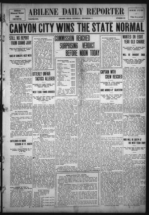 Abilene Daily Reporter (Abilene, Tex.), Vol. 13, No. 361, Ed. 1 Thursday, September 2, 1909