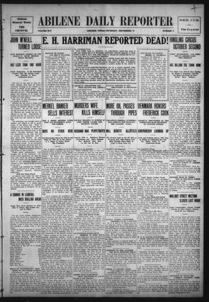 Abilene Daily Reporter (Abilene, Tex.), Vol. 14, No. 3, Ed. 1 Thursday, September 9, 1909