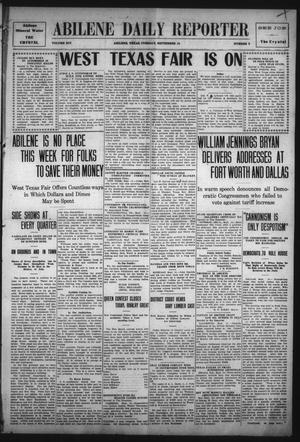 Abilene Daily Reporter (Abilene, Tex.), Vol. 14, No. 8, Ed. 1 Tuesday, September 14, 1909