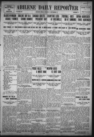 Abilene Daily Reporter (Abilene, Tex.), Vol. 14, No. 10, Ed. 1 Thursday, September 16, 1909