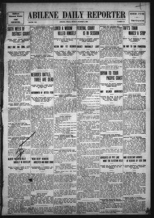 Abilene Daily Reporter (Abilene, Tex.), Vol. 14, No. 27, Ed. 1 Monday, October 4, 1909