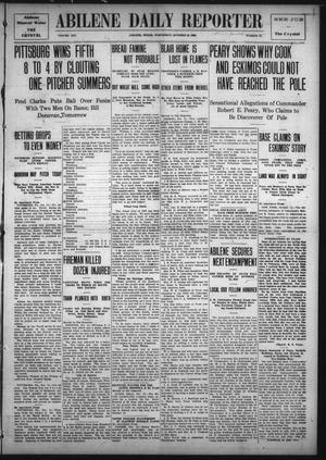 Abilene Daily Reporter (Abilene, Tex.), Vol. 14, No. 35, Ed. 1 Wednesday, October 13, 1909