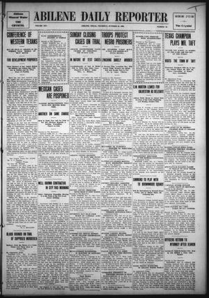 Abilene Daily Reporter (Abilene, Tex.), Vol. 14, No. 43, Ed. 1 Thursday, October 21, 1909