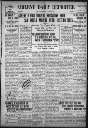 Abilene Daily Reporter (Abilene, Tex.), Vol. 14, No. 74, Ed. 1 Monday, November 22, 1909