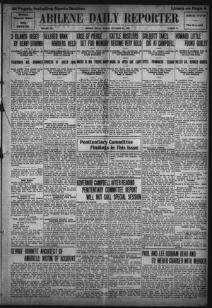 Abilene Daily Reporter (Abilene, Tex.), Vol. 14, No. 80, Ed. 1 Sunday, November 28, 1909
